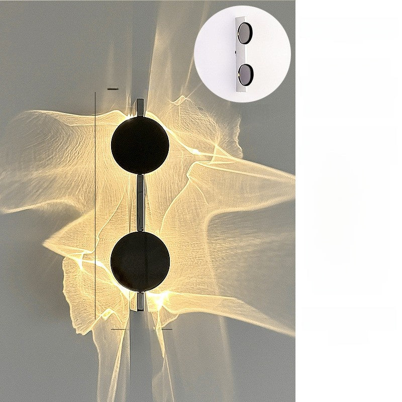 LED Wall Chrome Lamp