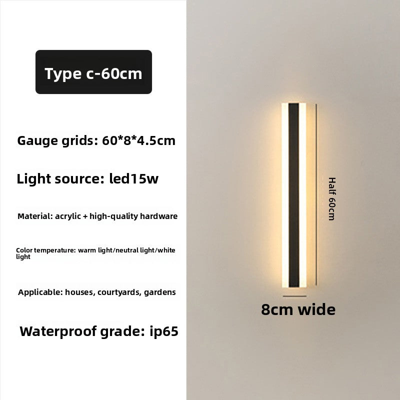 Outdoor Acrylic Rectangle Light