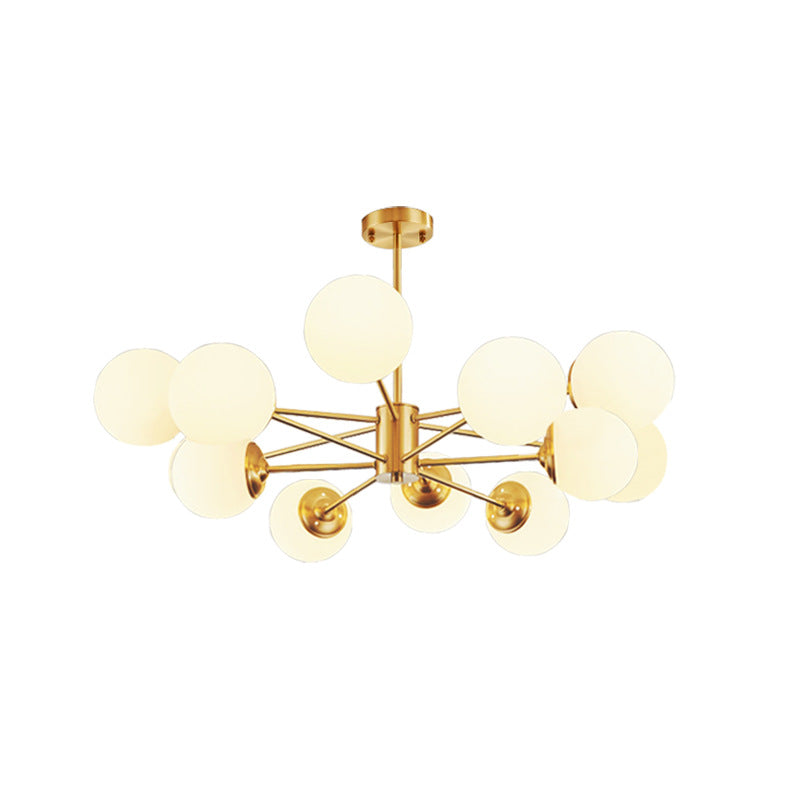 Modern Copper Magic Bean Chandelier LED Lighting