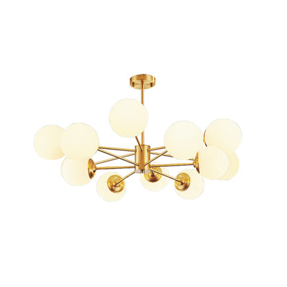 Modern Copper Magic Bean Chandelier LED Lighting