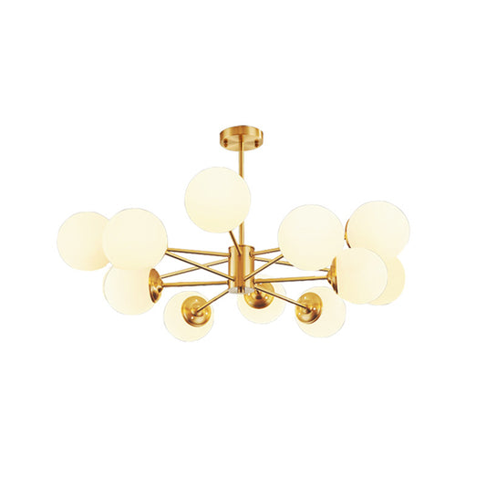 Modern Copper Magic Bean Chandelier LED Lighting