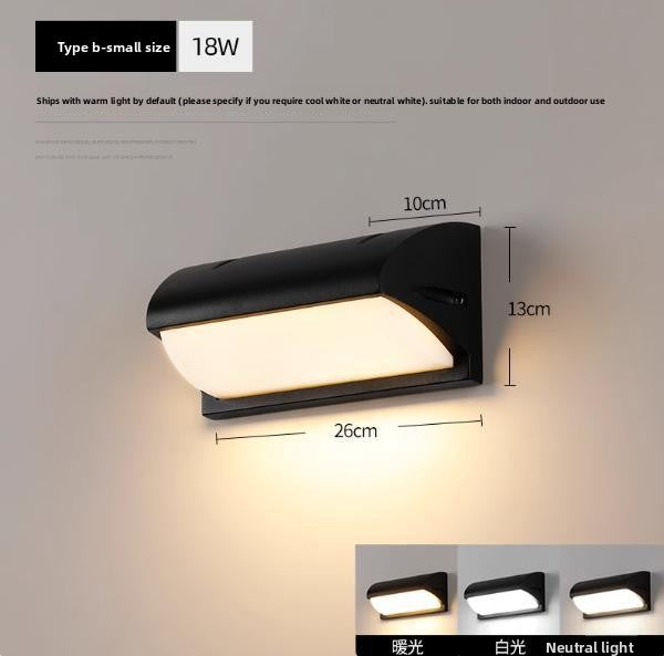 Outdoor Minimalist Wall Lamp