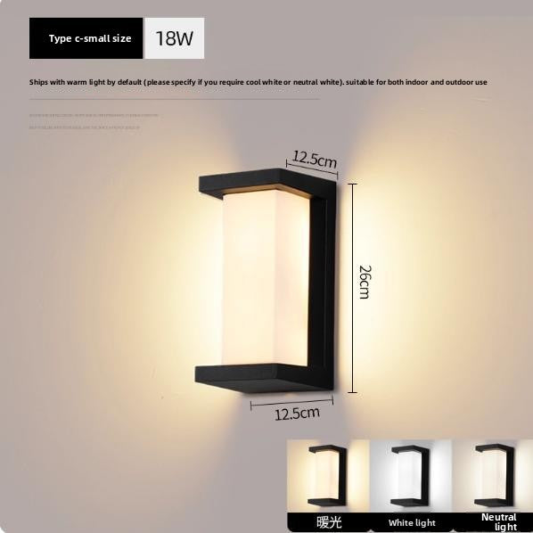 Outdoor Minimalist Wall Lamp