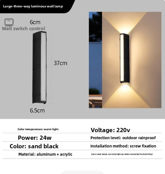 Outdoor Minimalist Wall Lamp