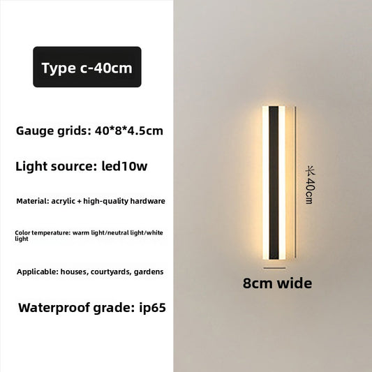 Outdoor Acrylic Rectangle Light