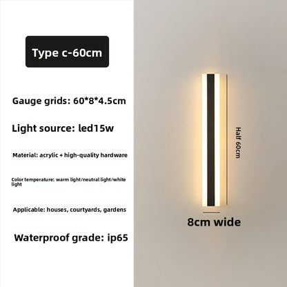 Outdoor Acrylic Rectangle Light