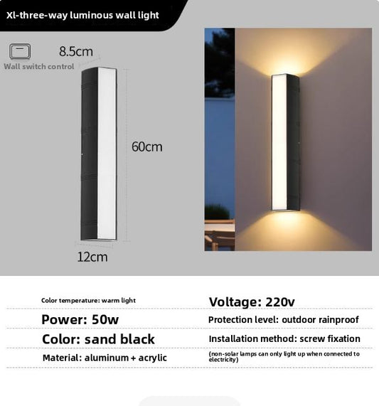 Outdoor Minimalist Wall Lamp