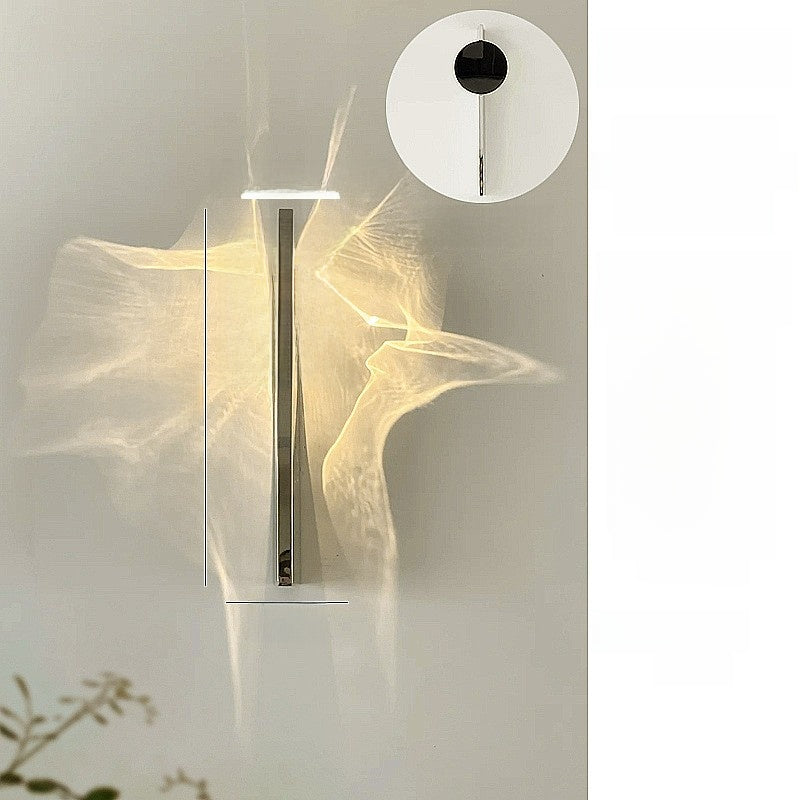 LED Wall Chrome Lamp