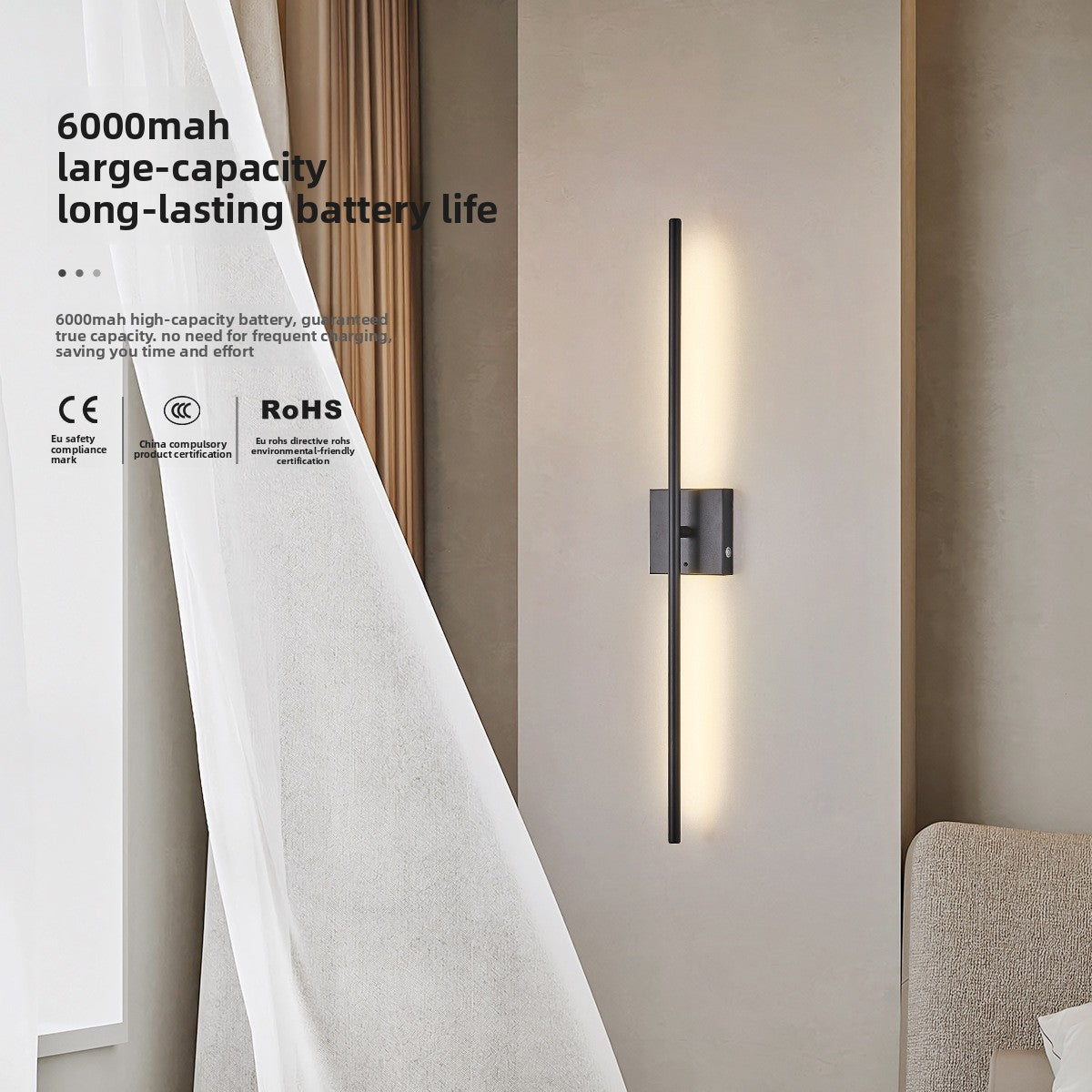 Minimalist Magnetic Wall Lamp