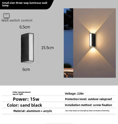 Outdoor Minimalist Wall Lamp