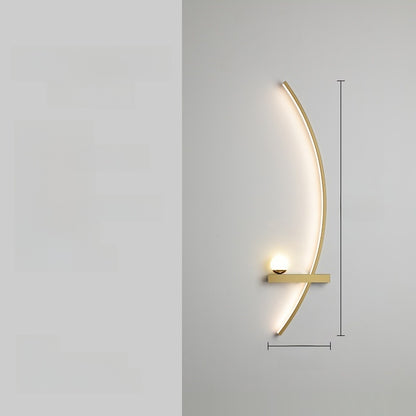 Curved LED Wall Light
