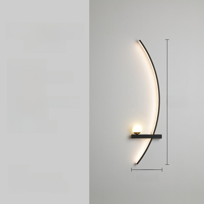 Curved LED Wall Light