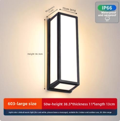 Outdoor Minimalist Wall Lamp