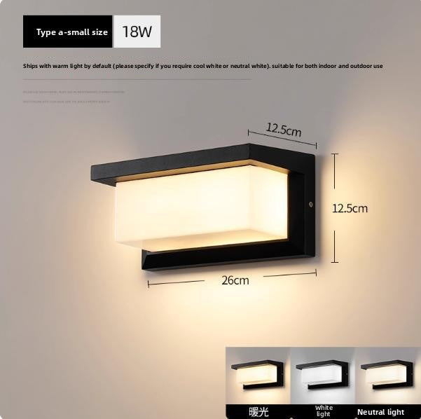 Outdoor Minimalist Wall Lamp