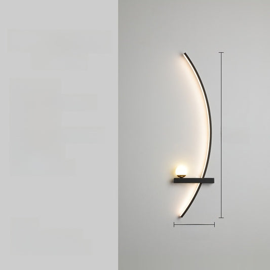 Curved LED Wall Light