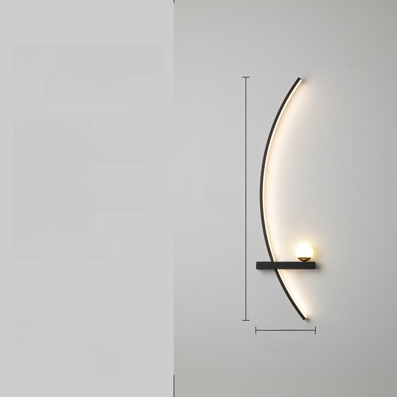 Curved LED Wall Light