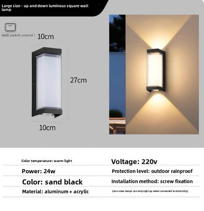 Outdoor Minimalist Wall Lamp