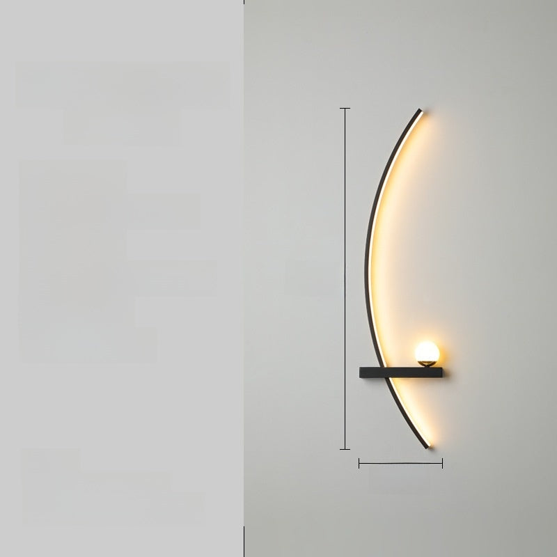 Curved LED Wall Light