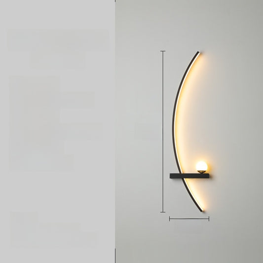 Curved LED Wall Light