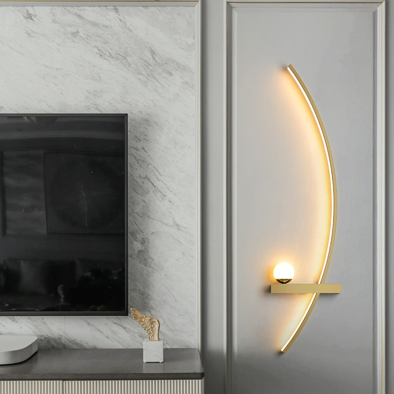 Curved LED Wall Light