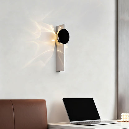 LED Wall Chrome Lamp