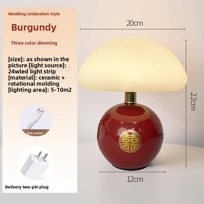 Mushroom-shaped Desk Lamp