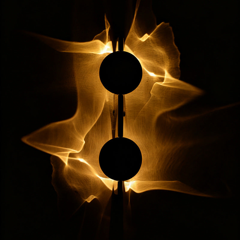 LED Wall Chrome Lamp