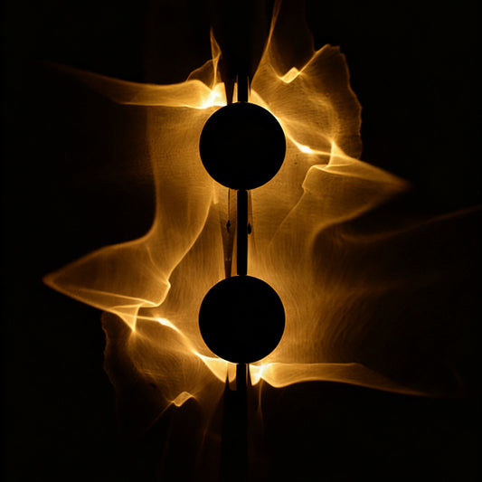 LED Wall Chrome Lamp