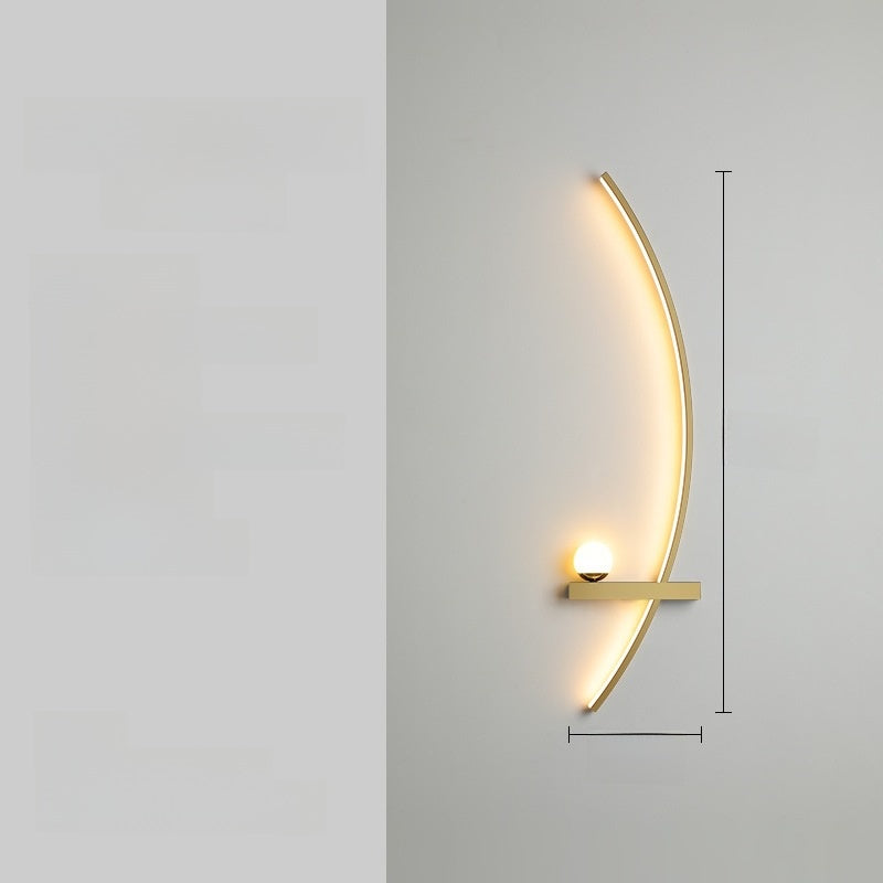 Curved LED Wall Light