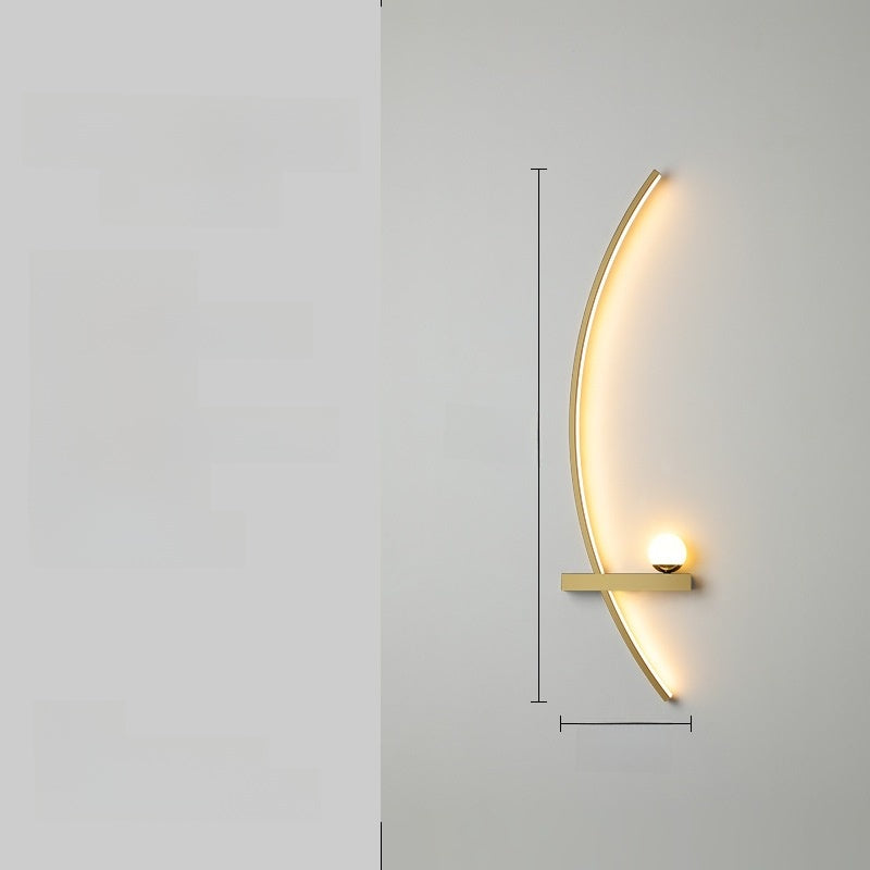 Curved LED Wall Light
