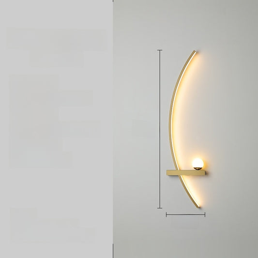Curved LED Wall Light